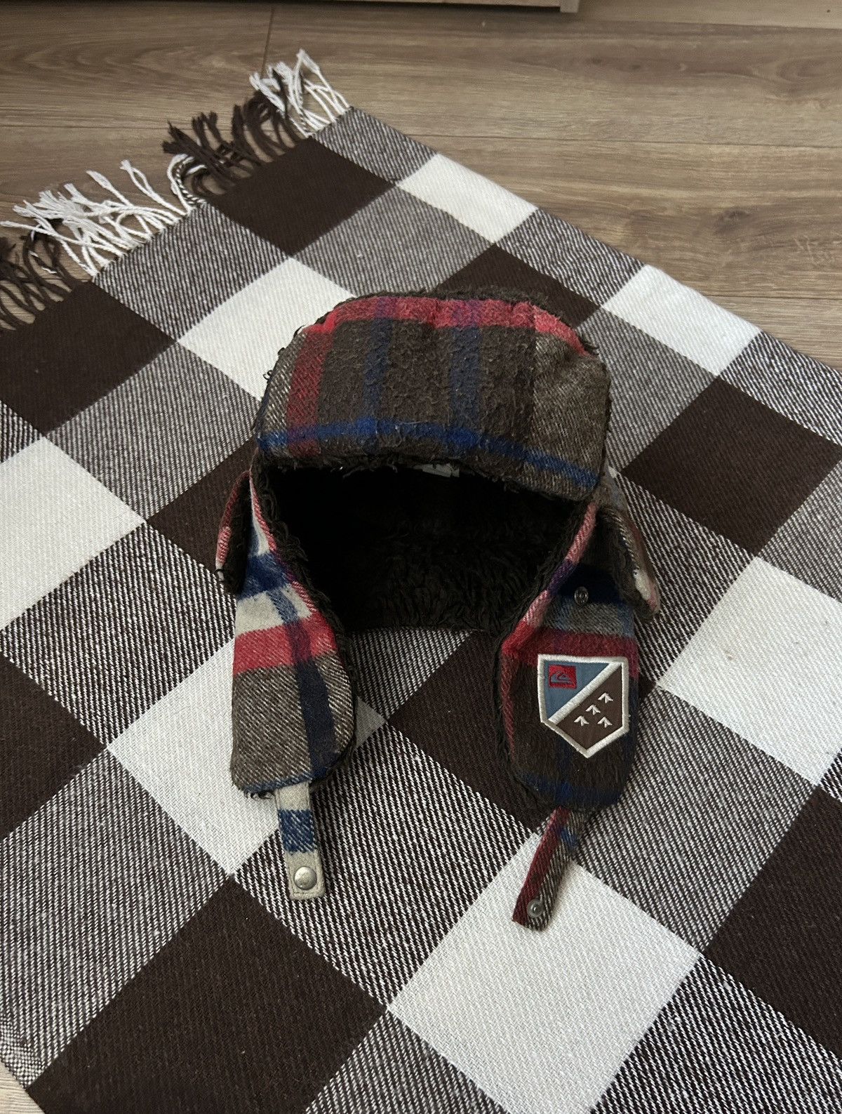 Quiksilver Vintage Quicksilver Ushanka sherpa hats y2k mens rare Size ONE SIZE - 2 Thumbnail