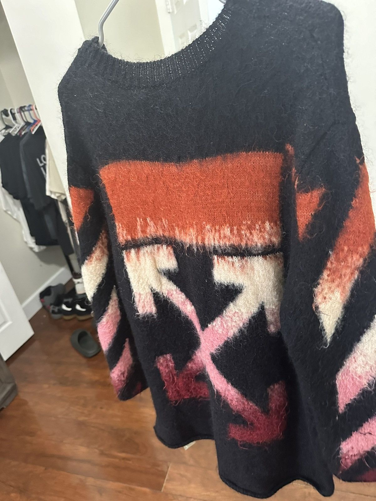 Off-White Off white knitted sweater Size XL / US 12-14 / IT 48-50 - 2 Thumbnail