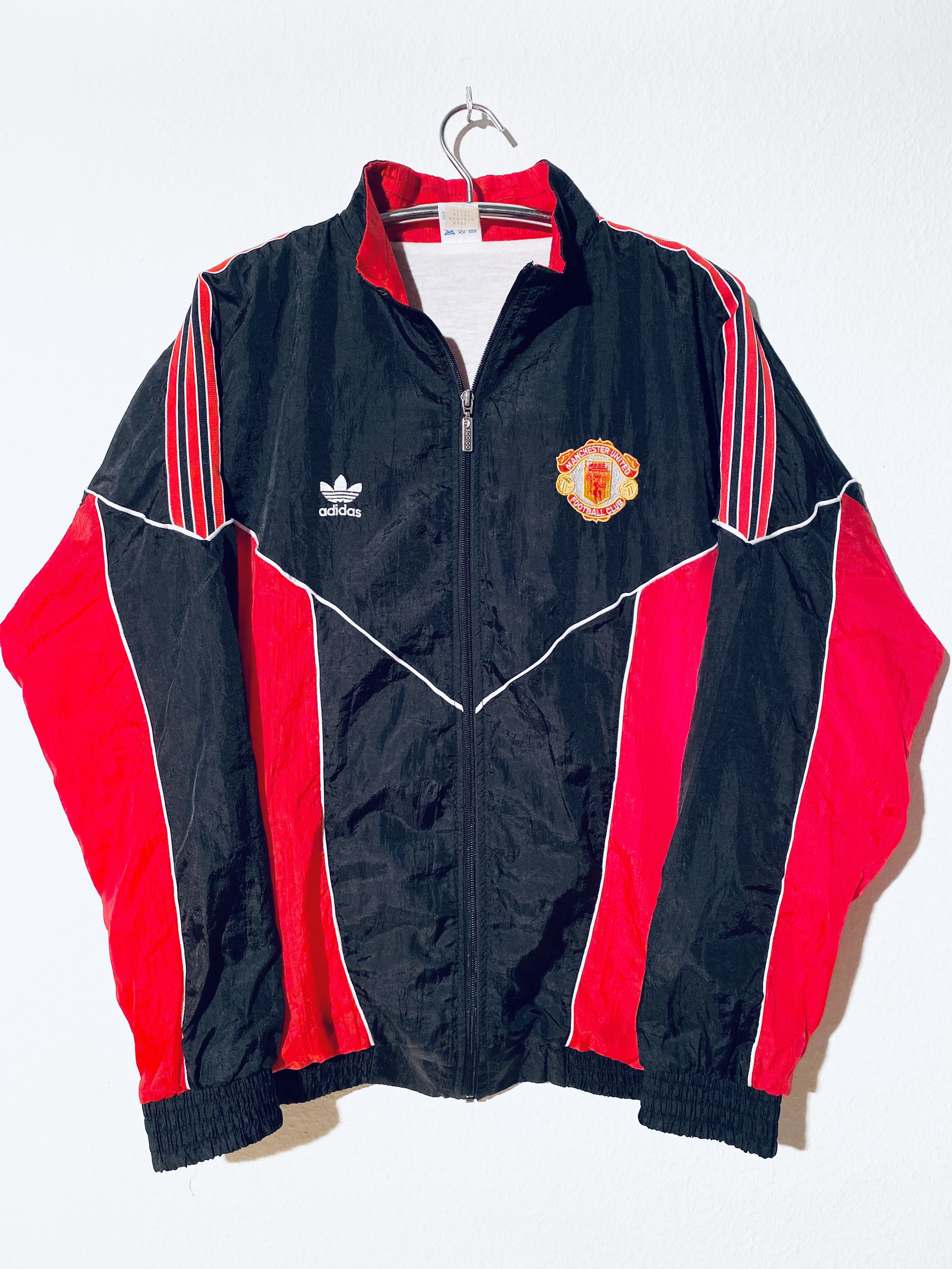 Adidas Manchester United Track / Training Jacket 1988 1990 FA Cup Size US XL / EU 56 / 4 - 1 Thumbnail