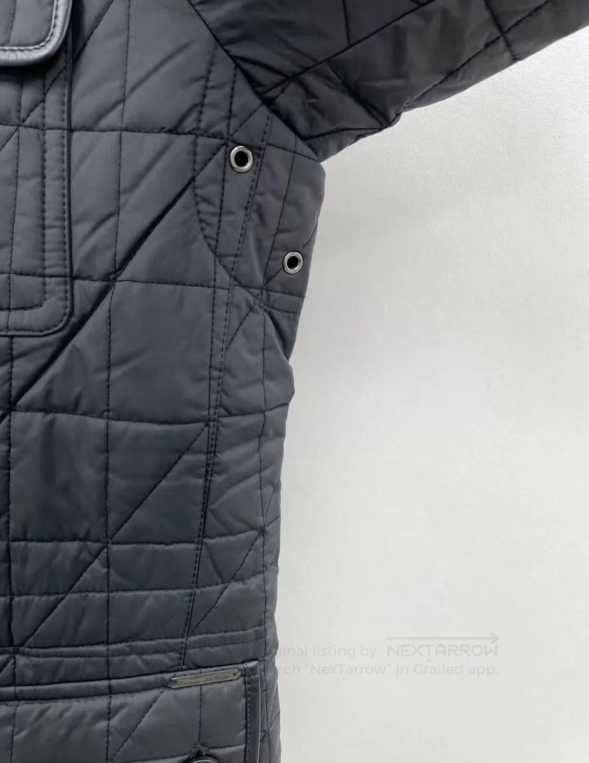 Ermenegildo Zegna Black Quilted Light Jacket Size L. Size US L / EU 52-54 / 3 - 7 Thumbnail