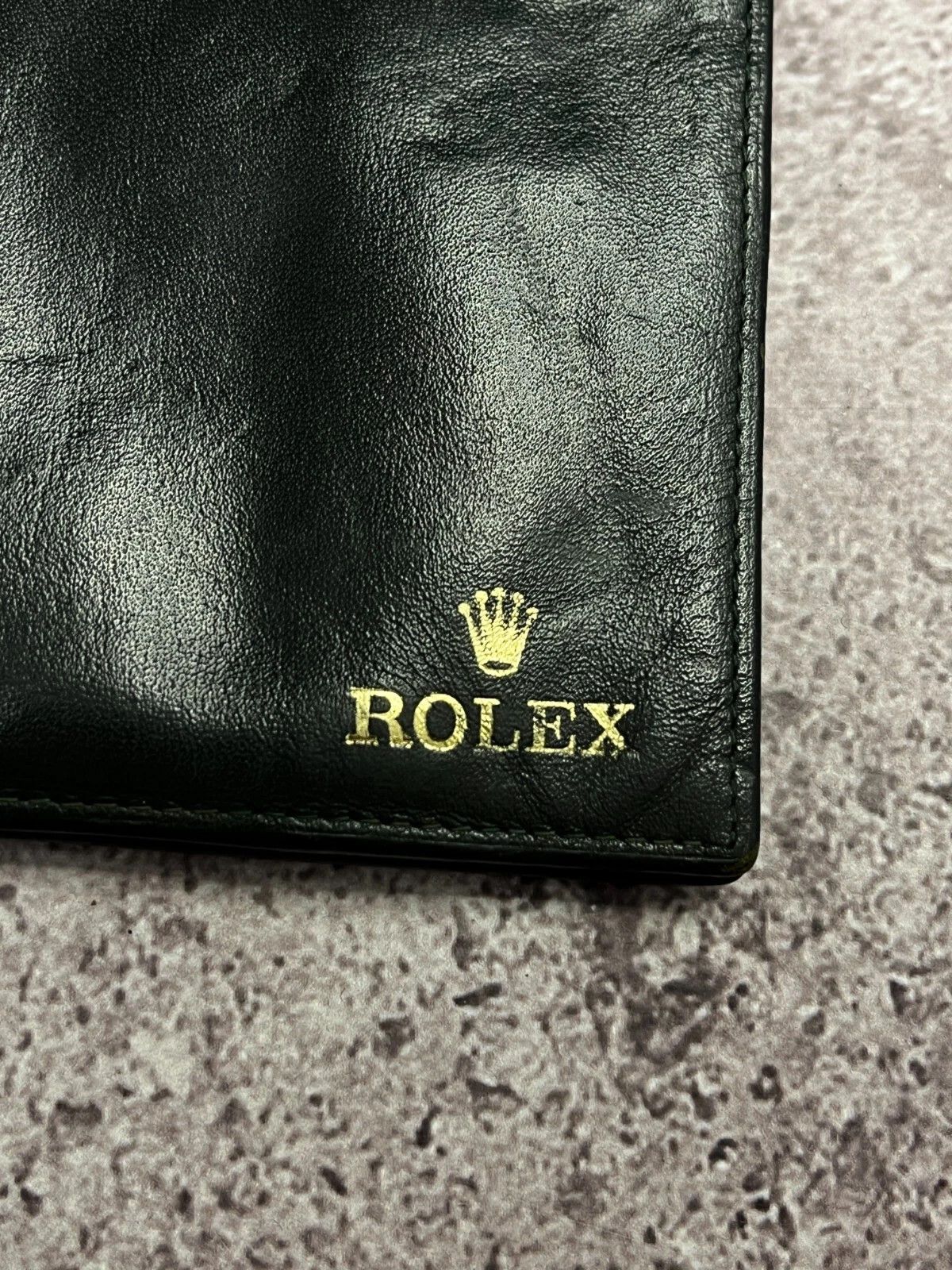 Rolex Rolex Vintage Leather Green Wallet Card Case Size ONE SIZE - 2 Thumbnail