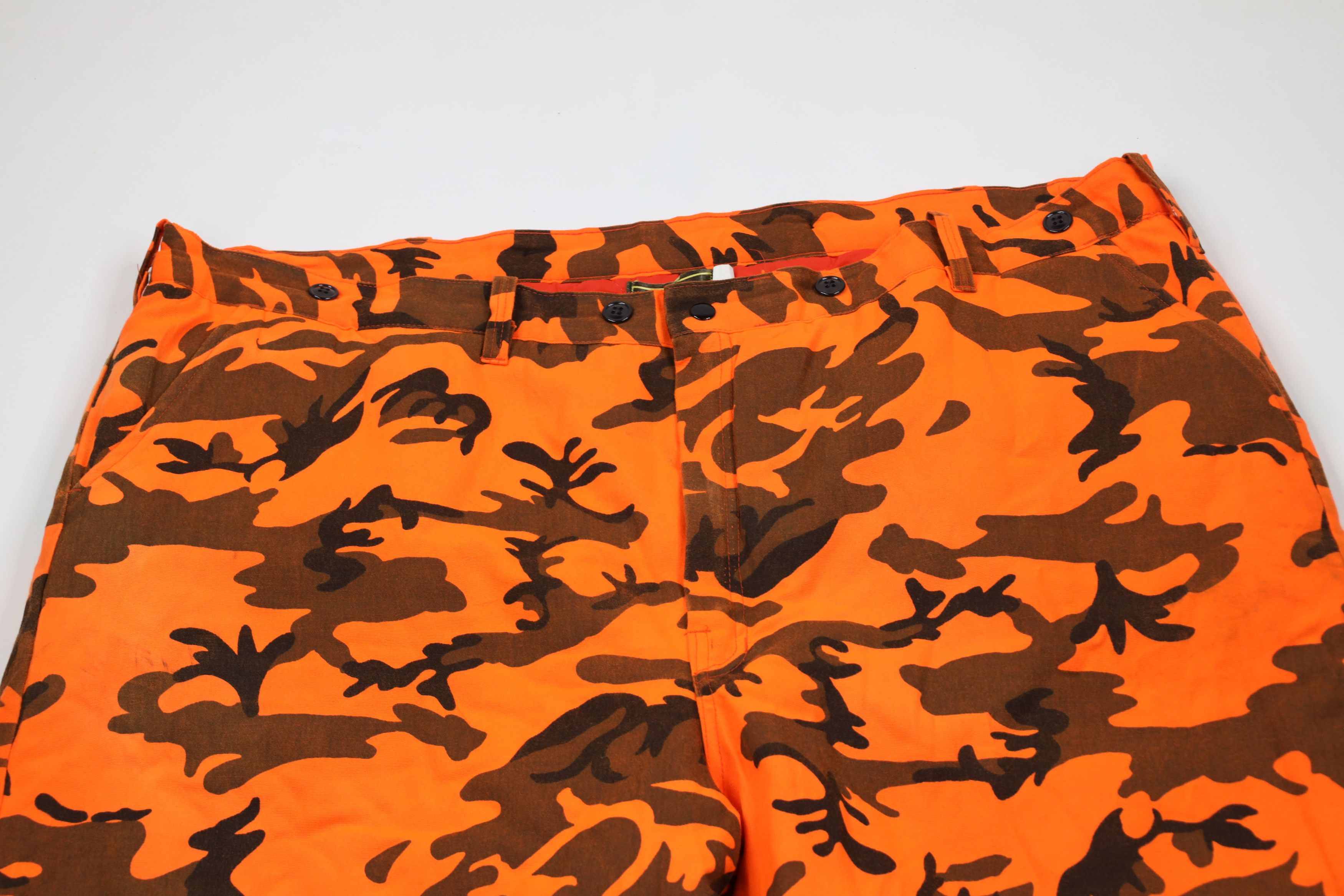 Vintage Vintage 70s Streetwear Quilted Hunting Pants Camouflage USA Size US 42 / EU 58 - 2 Thumbnail