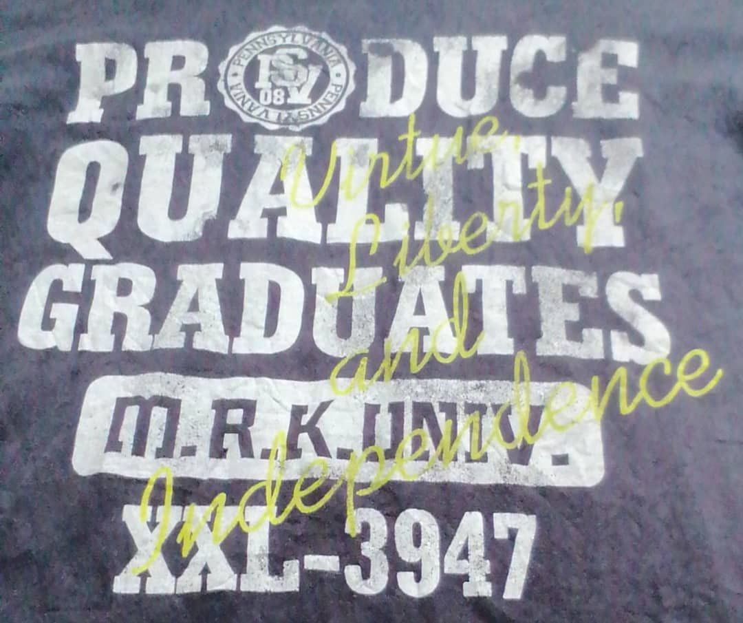 Vintage produce quality graduates M.R.K UNIV by thruxton Size US L / EU 52-54 / 3 - 8 Thumbnail