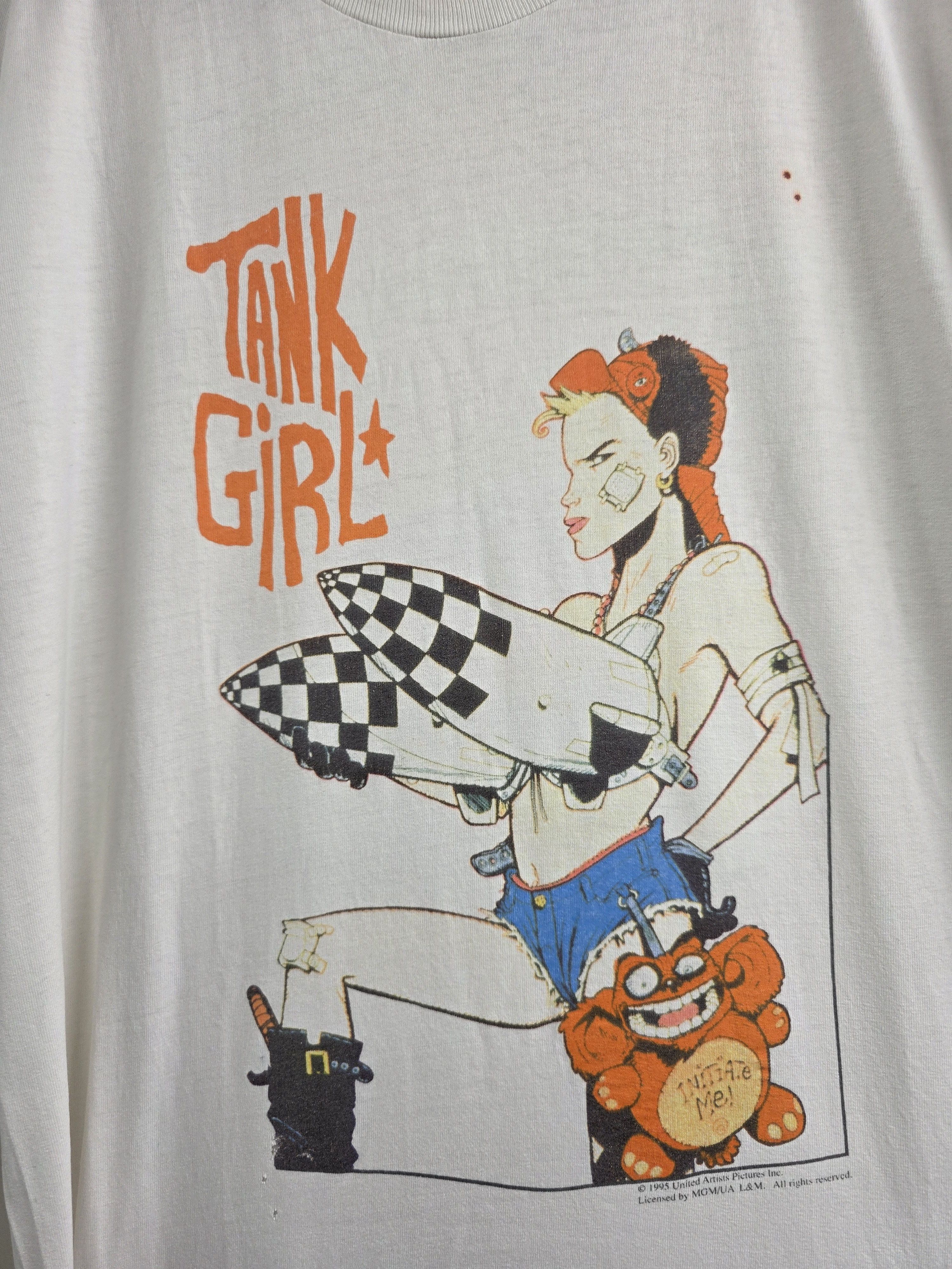Vintage 1995 Tank Girl 90s Vintage Movie tee XL 23" 30" Size US XL / EU 56 / 4 - 3 Thumbnail
