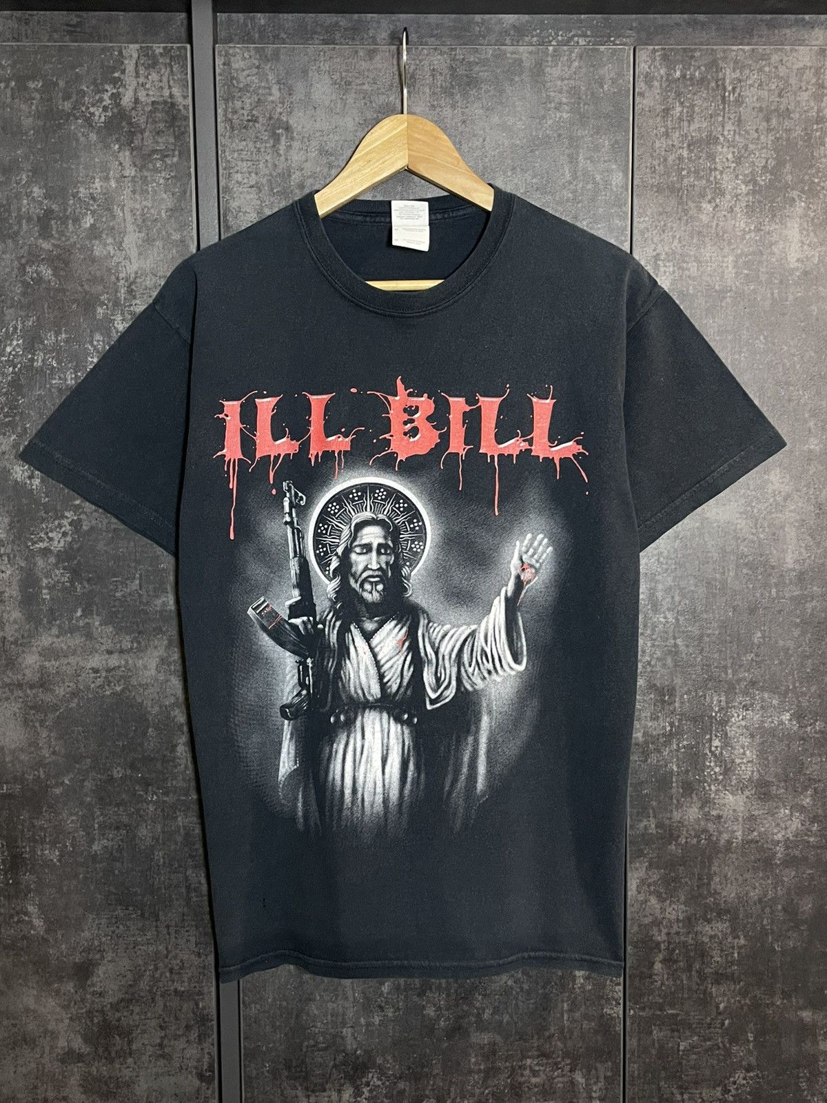 Band Tees Vintage Faded Ill Bill Jesus Religion Weapon Death T-shirt Size US M / EU 48-50 / 2 - 1 Thumbnail