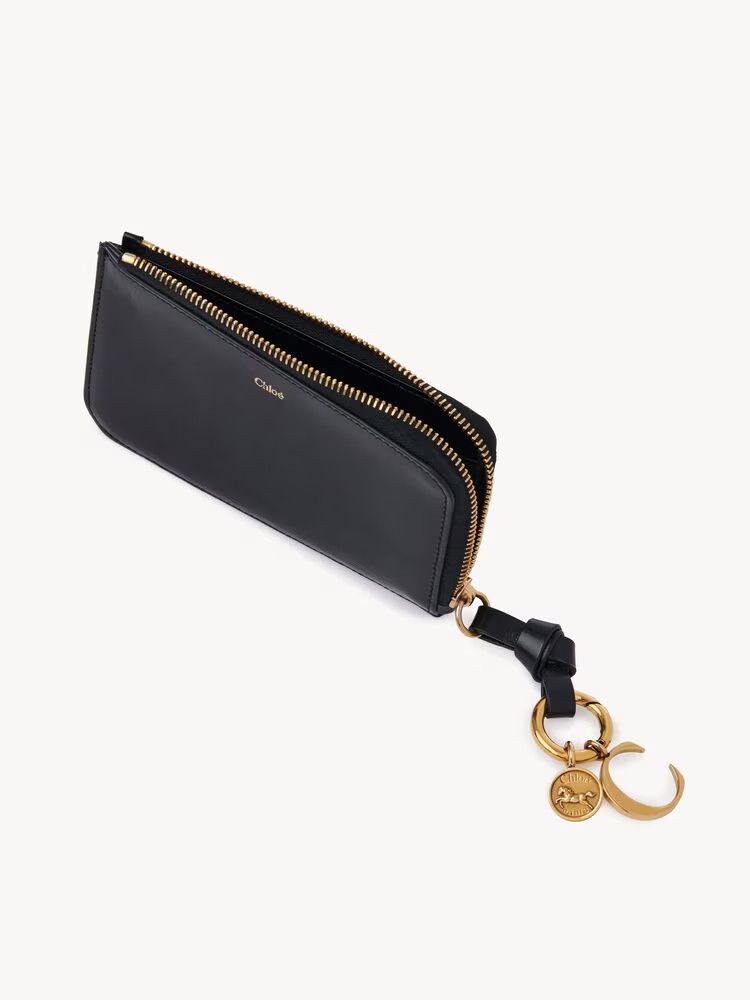 Chloe o1loc1c10226 Size: OS / Alphabet Card Holder in Black Size ONE SIZE - 3 Thumbnail