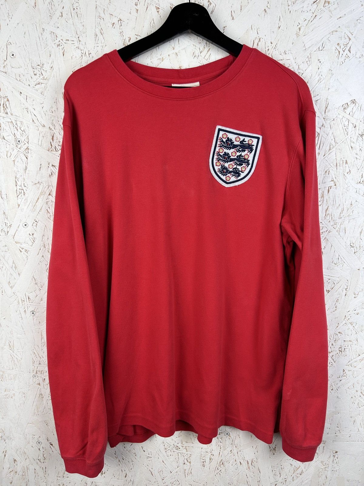Umbro Vintage 1966 England Umbro Re-Issue #10 Long Sleeve Jersey Size US L / EU 52-54 / 3 - 1 Thumbnail