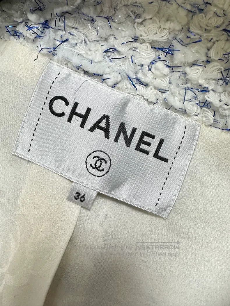 Chanel Chanel 18S waterfall series blue and white colour block wo Size XS / US 0-2 / IT 36-38 - 6 Thumbnail