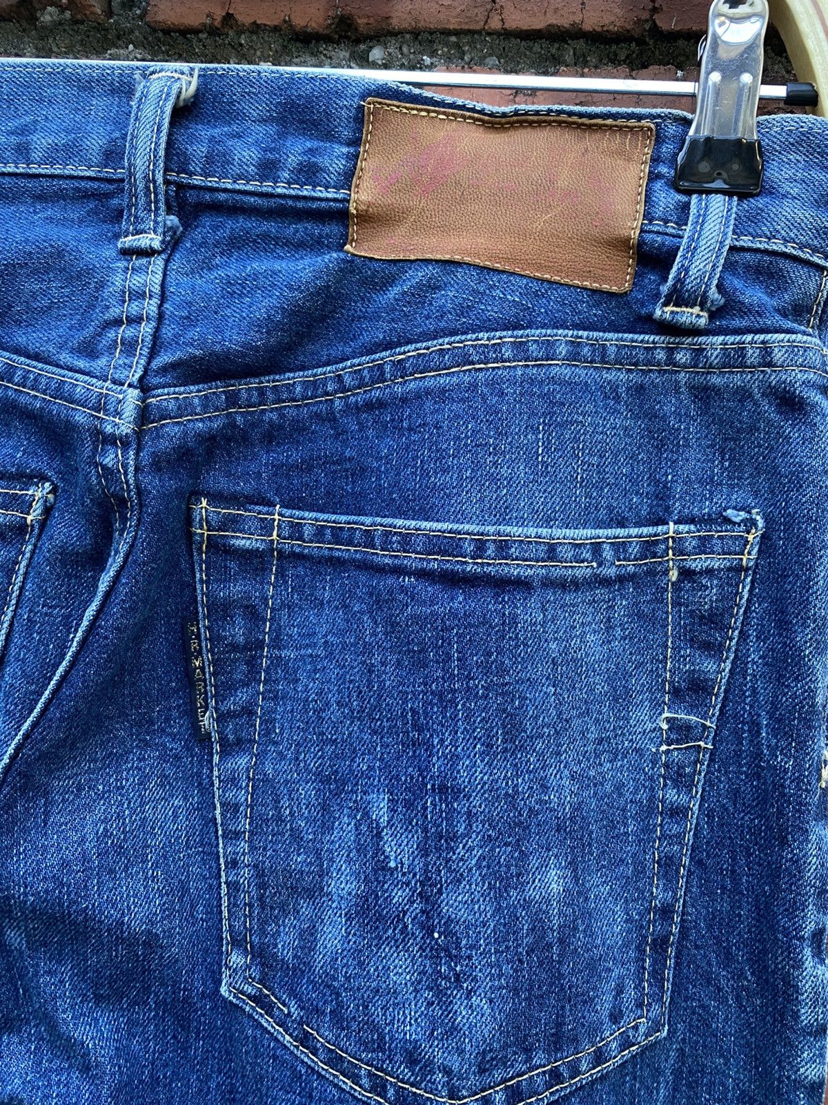 Warehouse W29x32.5 HR MARKET japanese redline denime distressed Size US 29 - 3 Thumbnail