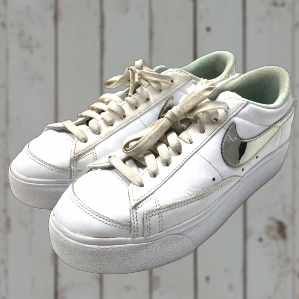 Nike Nike Blazer Platform Low Shoes Women 8.5 US DQ7654-100 White Mint Foam Sneakers Size M / US 6-8 / IT 42-44 - 1 Thumbnail