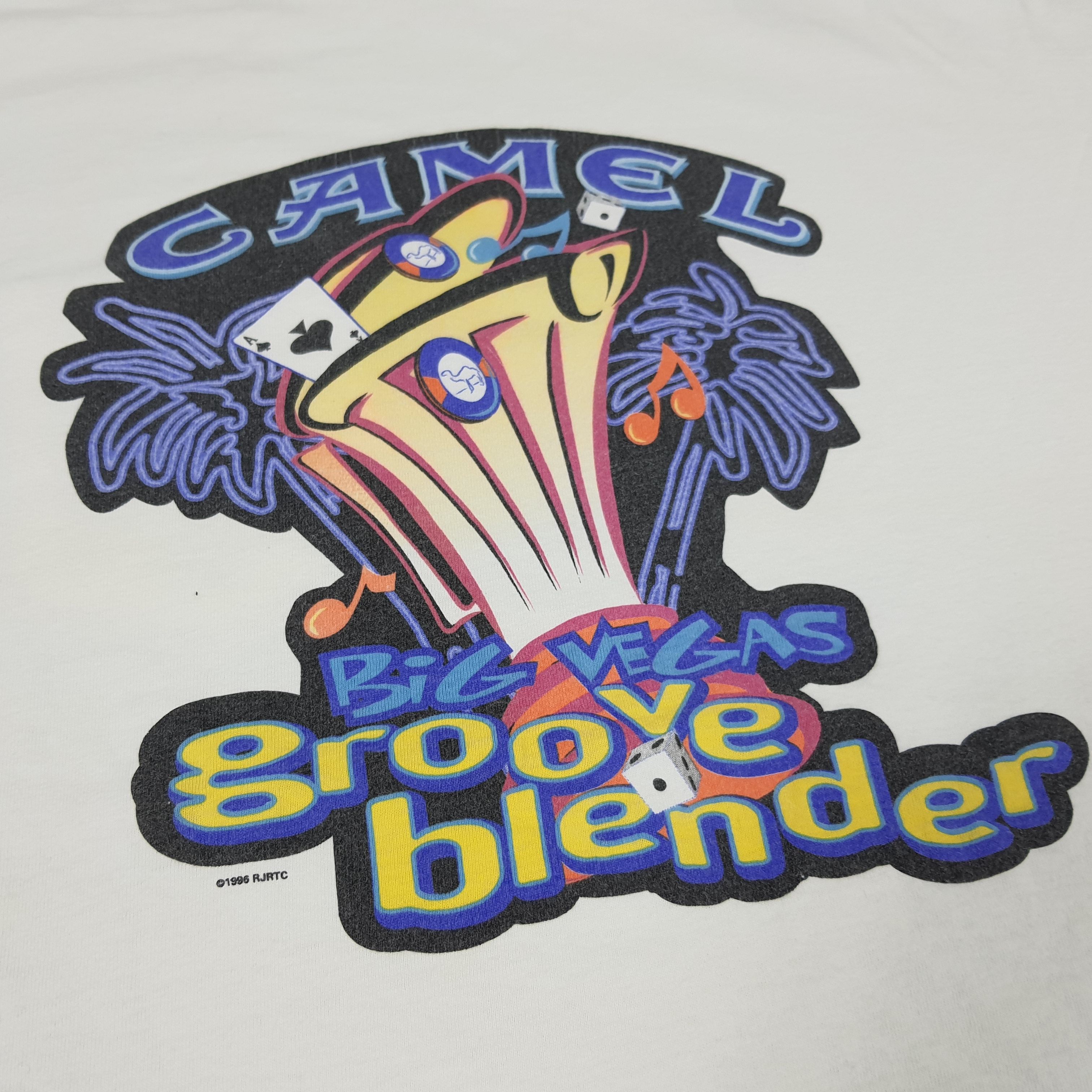 Camel × Vintage Vintage Camel 1996 Big Vegas Groove Blender Tshirt Size US XL / EU 56 / 4 - 2 Thumbnail