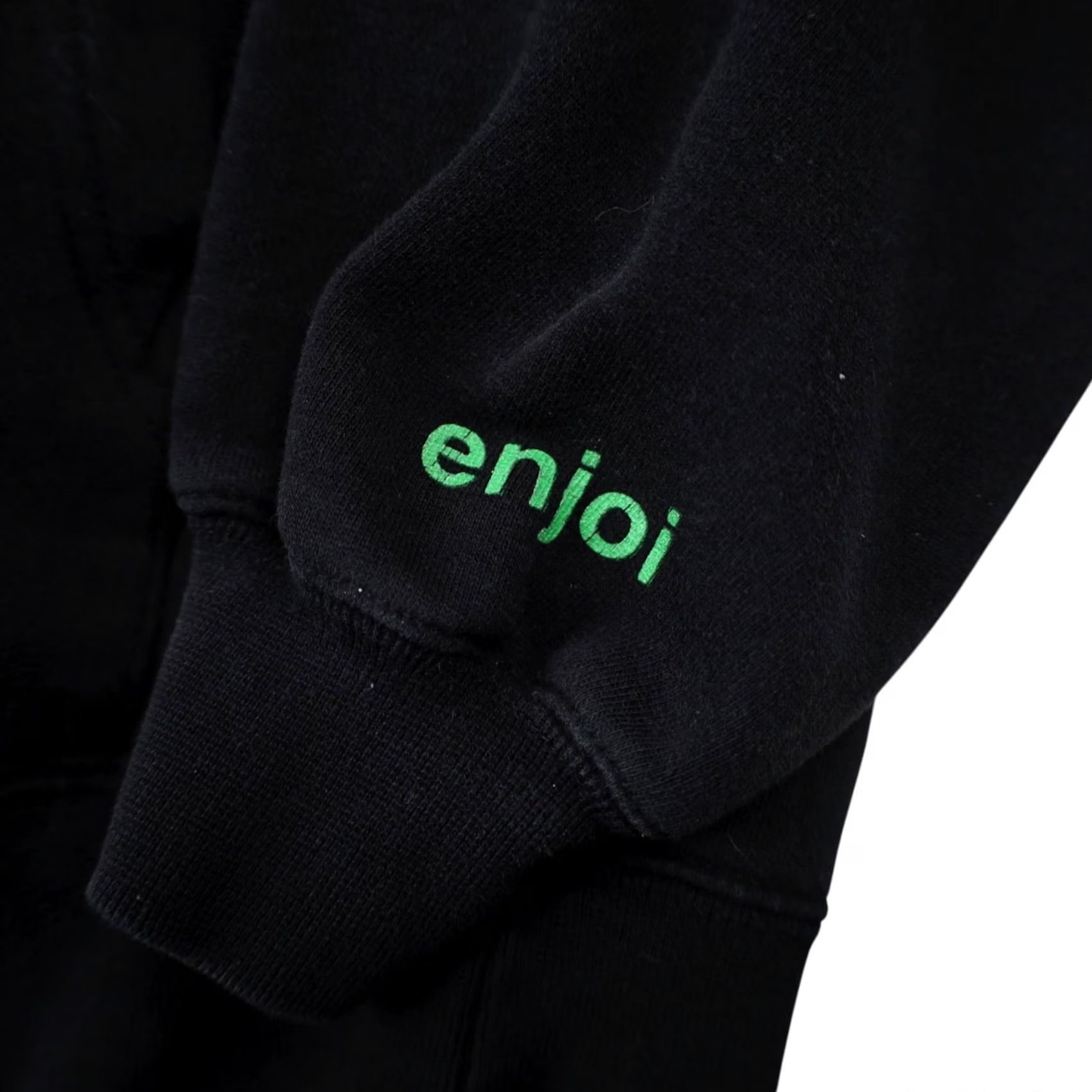 Enjoi VINTAGE Enjoi Skateboards Classic Logo Hoodie Mens Small Black Sweatshirt Full Zip Size US S / EU 44-46 / 1 - 4 Thumbnail