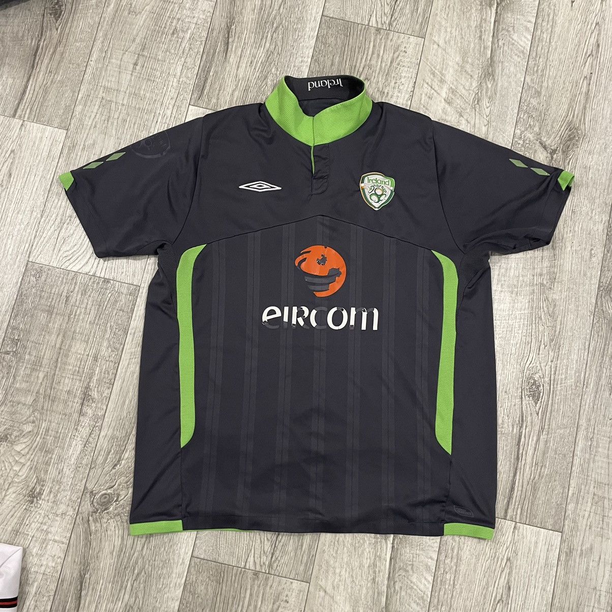 Umbro × Vintage Ireland Umbro Eircom Soccer Jersey Fai 2009 2010 match worn Size US XL / EU 56 / 4 - 1 Thumbnail