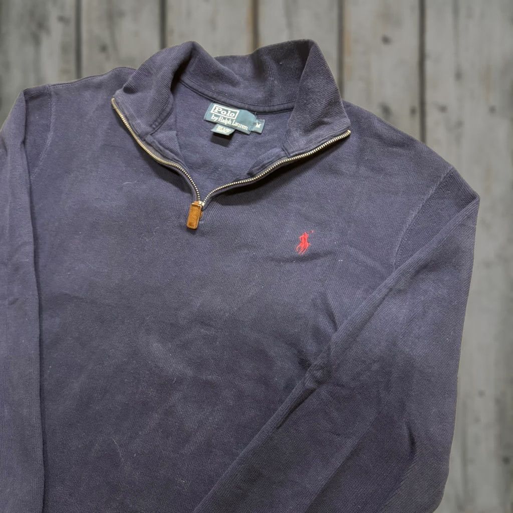 Ralph Lauren VINTAGE Polo Ralph Lauren Sweater Mens Medium Blue 1/4 Zip Mock Neck Casual Polo Ralph Lauren Shirt Mens M Blue 1/4 Zip Mock Neck Casual Women? Size US M / EU 48-50 / 2 - 1 Thumbnail