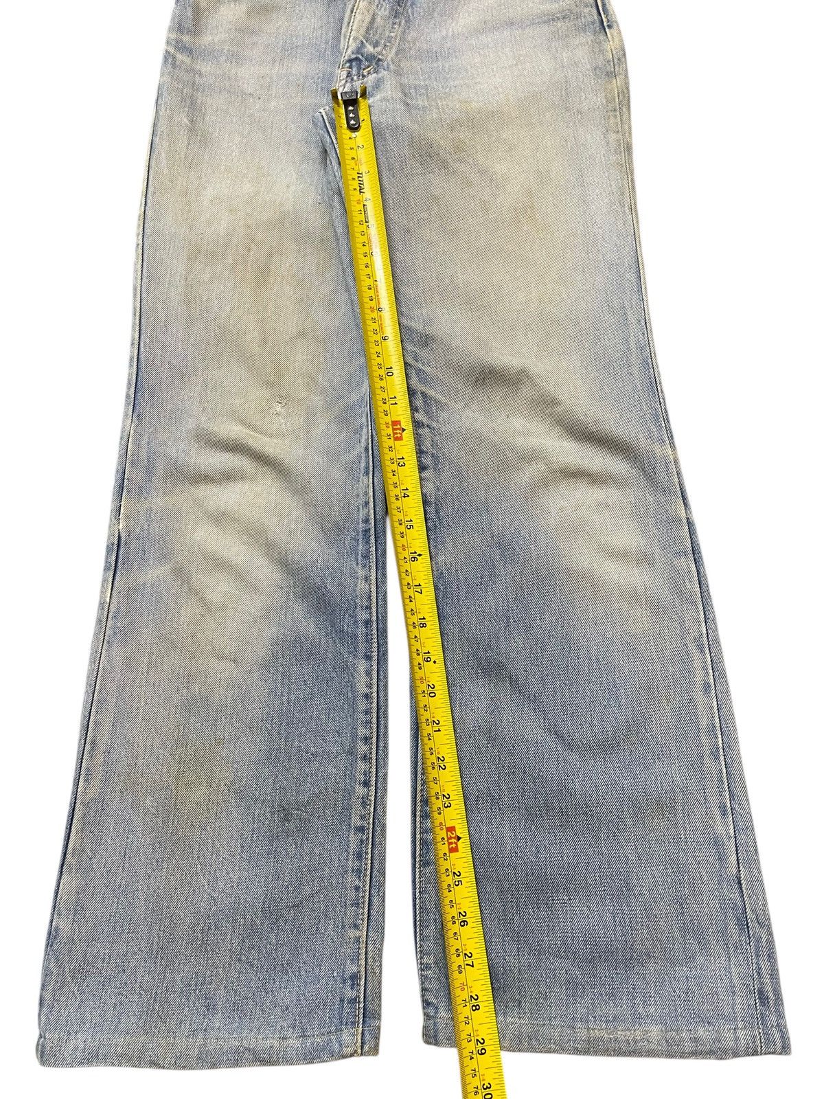 KMRii Vintage Japanese Brand Mud Wash Style Wide Leg Jeans Size US 28 / EU 44 - 14 Thumbnail