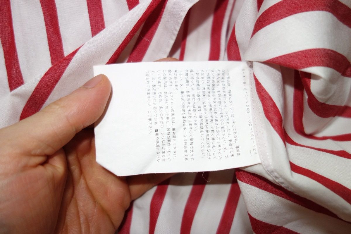 Comme des Garcons Homme Plus 06 S/S CommedesGarçonsHommePlusxRollingStones striped shirt. Size US S / EU 44-46 / 1 - 7 Thumbnail