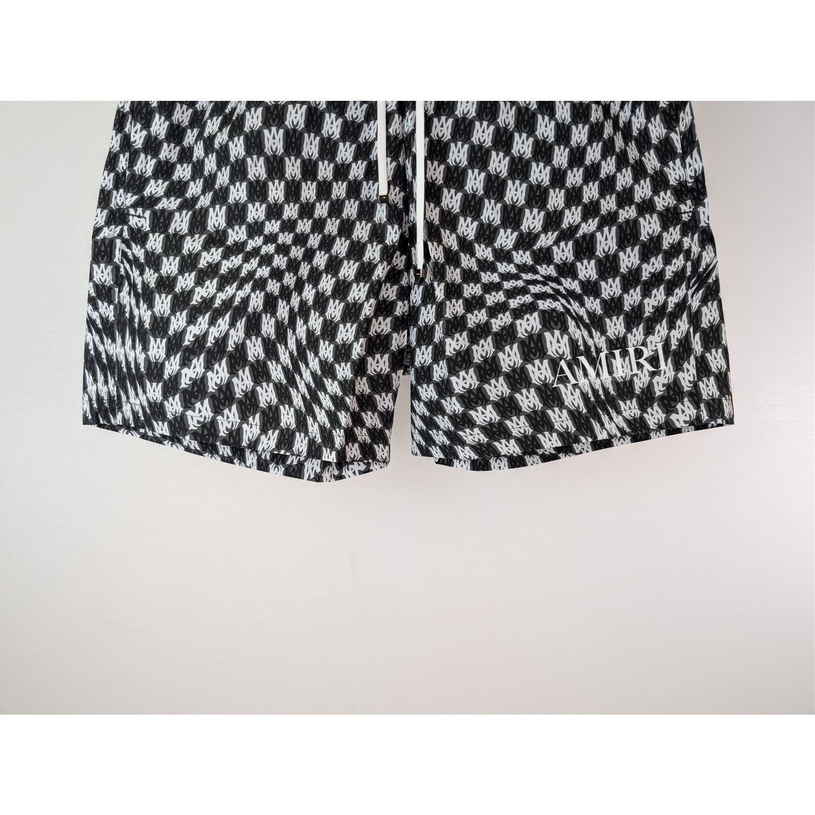 Amiri o1rshd1 Wavy MA Swim Trunk Shorts in Black XL Size US 36 / EU 52 - 4 Thumbnail