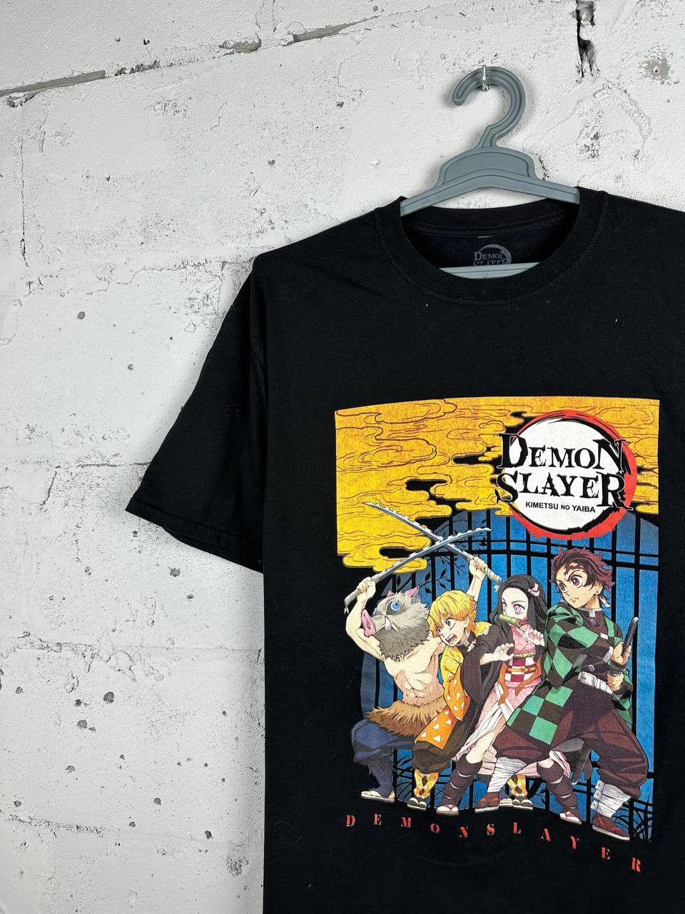Anime × Japanese Brand × Vintage Demon Slayer Manga Cover Anime T-shirt Black Size US XL / EU 56 / 4 - 1 Thumbnail