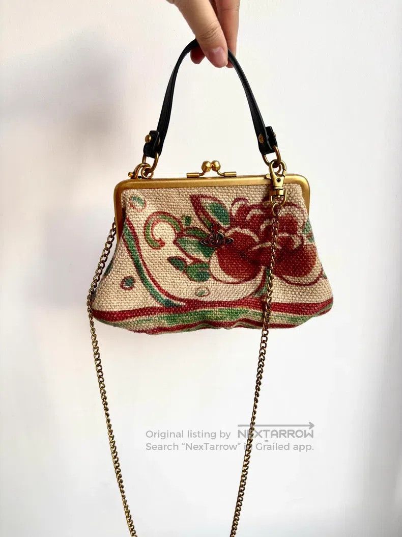 Vivienne Westwood Vivienne Westwood size os Peony Flower Clasp Dumpling Bag 2 Size ONE SIZE - 1 Thumbnail