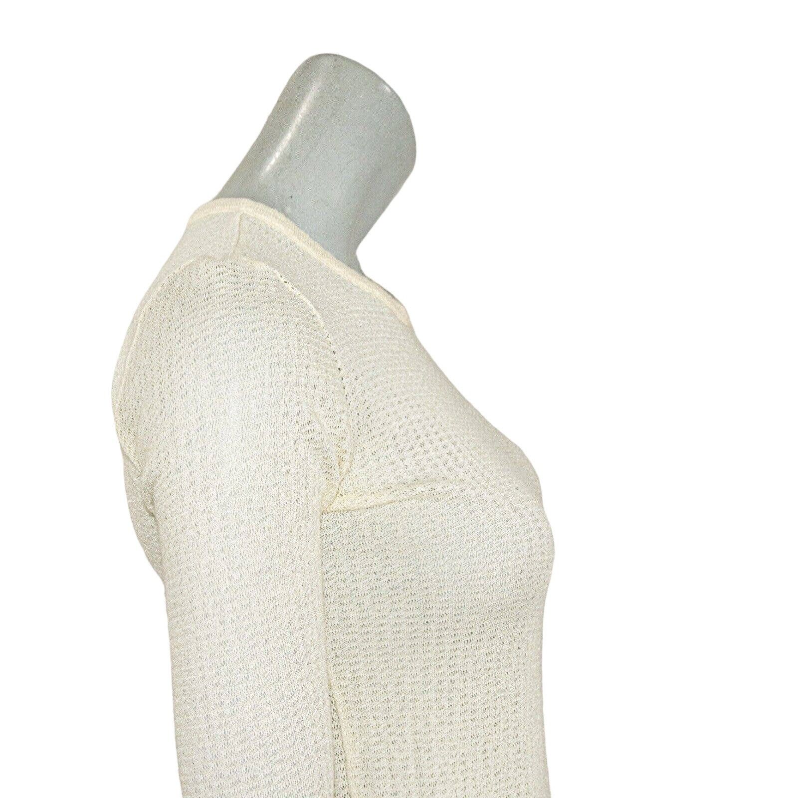 Rag & Bone Rag & Bone NY light beige open knit Crew Pullover Size Small Size S / US 4 / IT 40 - 8 Thumbnail