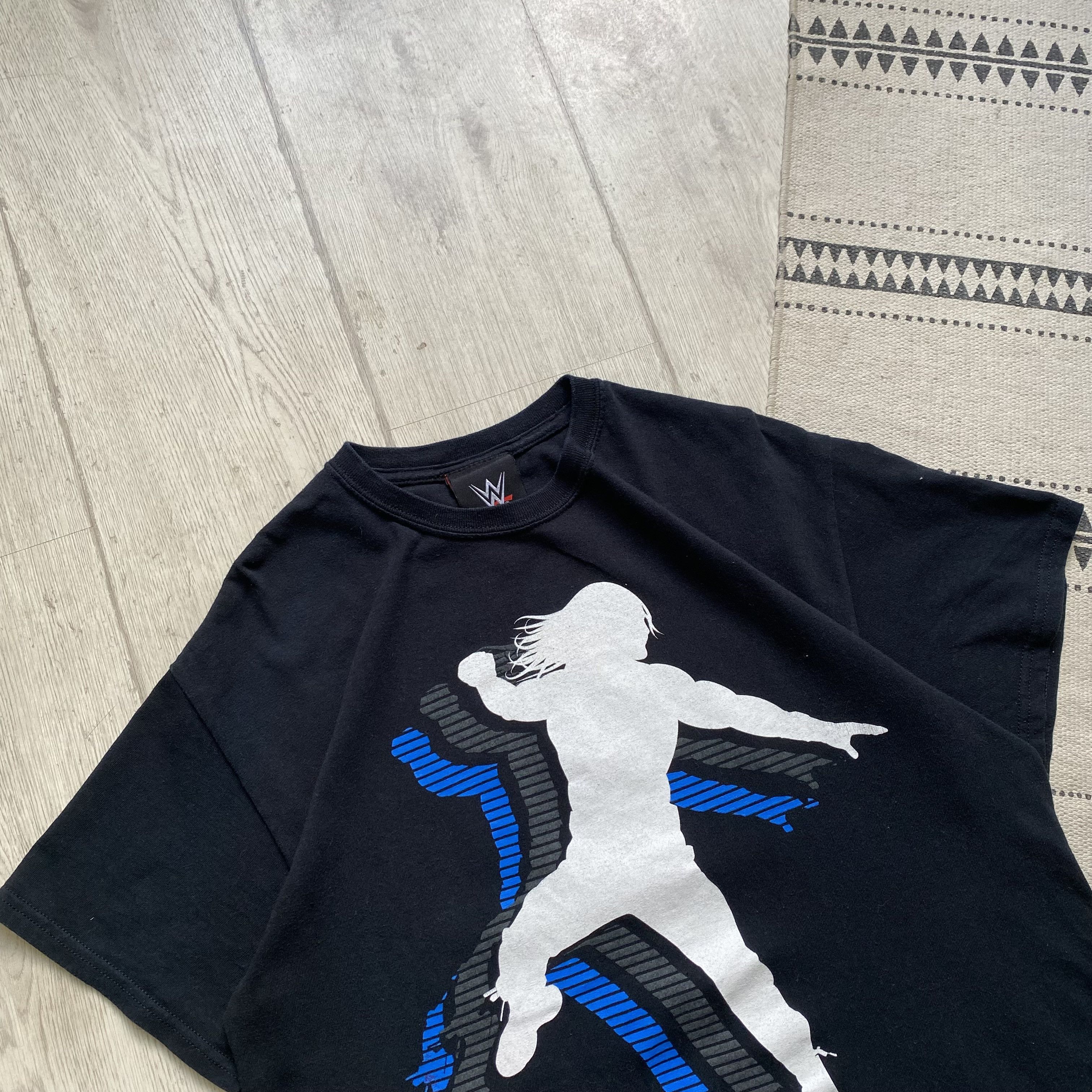 WWE WWF WWE Tee Roman Reigns big logo Y2K John Cena Triple H Size US M / EU 48-50 / 2 - 3 Thumbnail