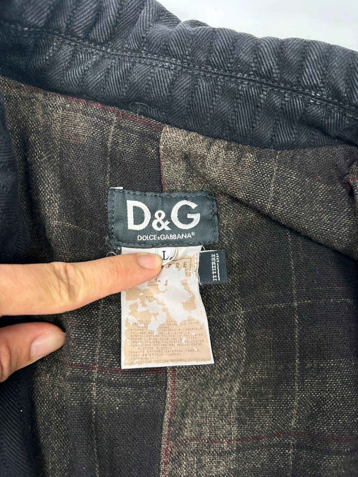 Dolce & Gabbana Dolce Gabbana SS03 Black Cargo Détachable Denim Jacket Coat Size US L / EU 52-54 / 3 - 8 Thumbnail