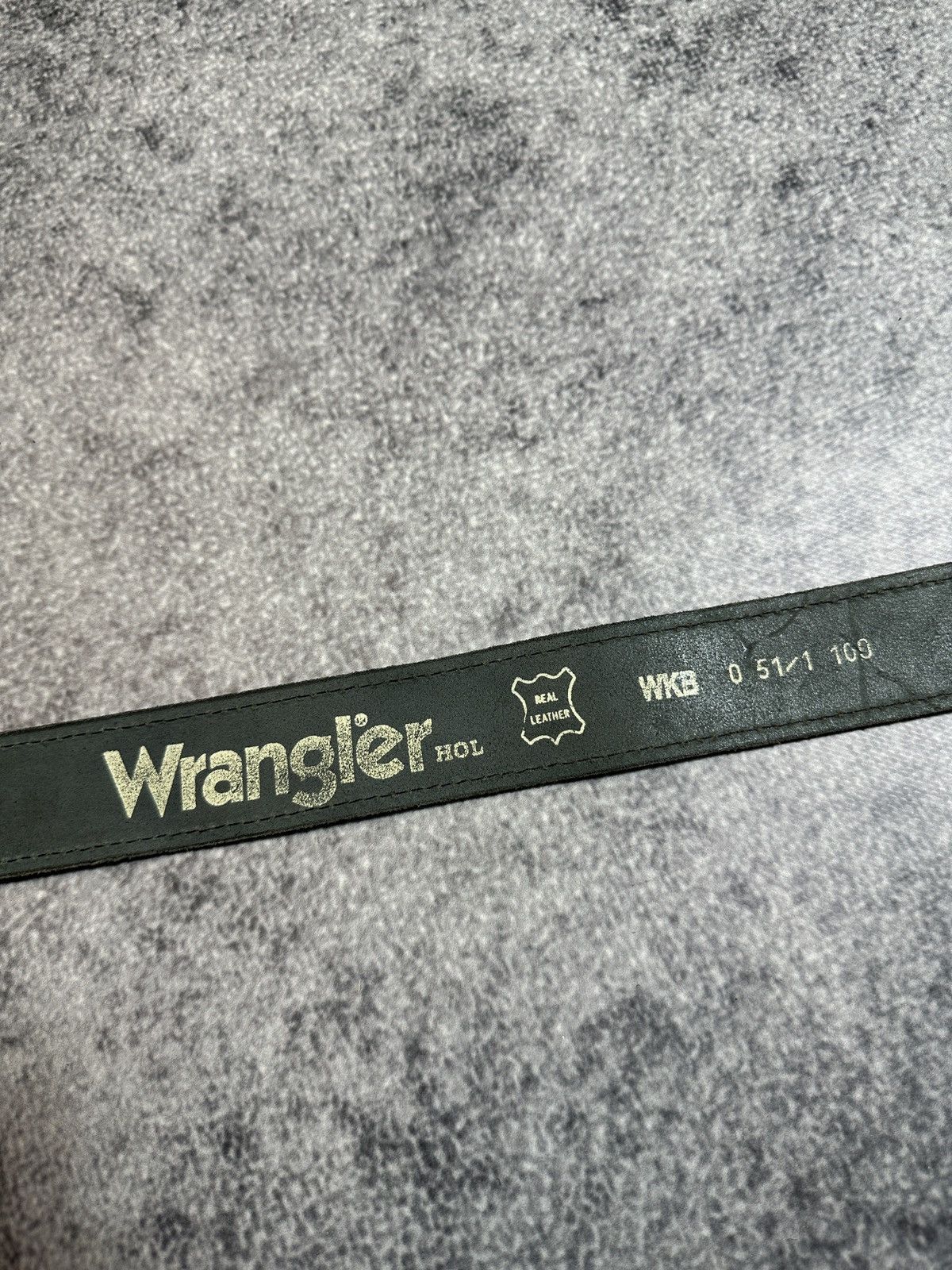 Vintage × Wrangler Vintage Wrangler Leather Belts Handmade Streetwear USA Style Size ONE SIZE - 3 Thumbnail