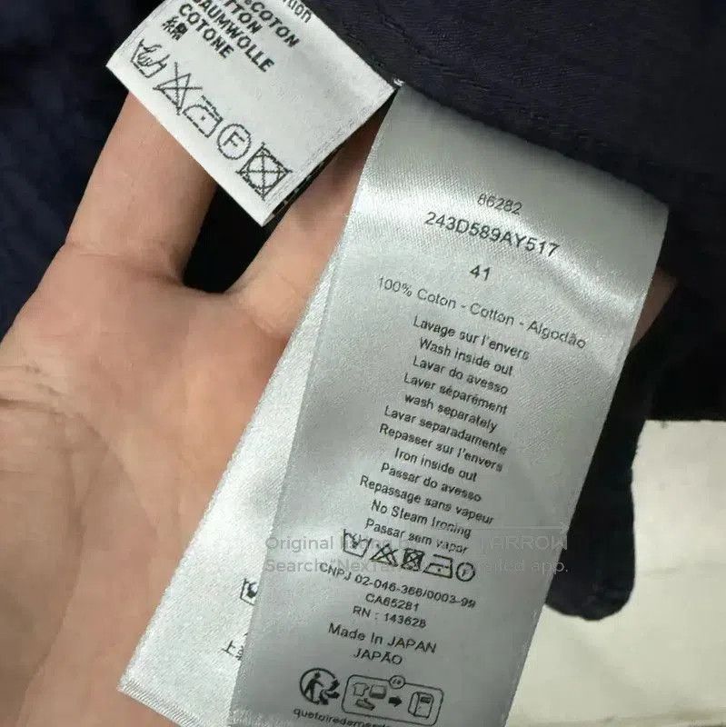 Dior Dior Summer Navy Short Sleeve Shirt . Size US M / EU 48-50 / 2 - 6 Thumbnail