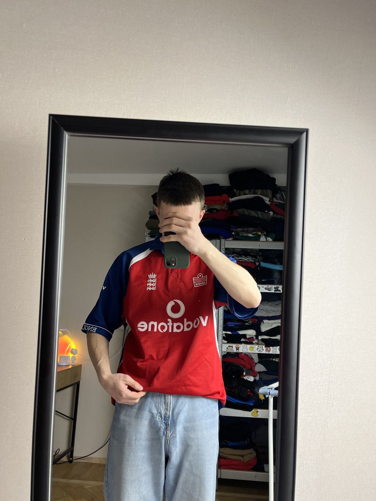 Other × Vintage England Cricket Admiral Vodafone 2000/2002 Polo Shirt Jersey Size US M / EU 48-50 / 2 - 2 Thumbnail