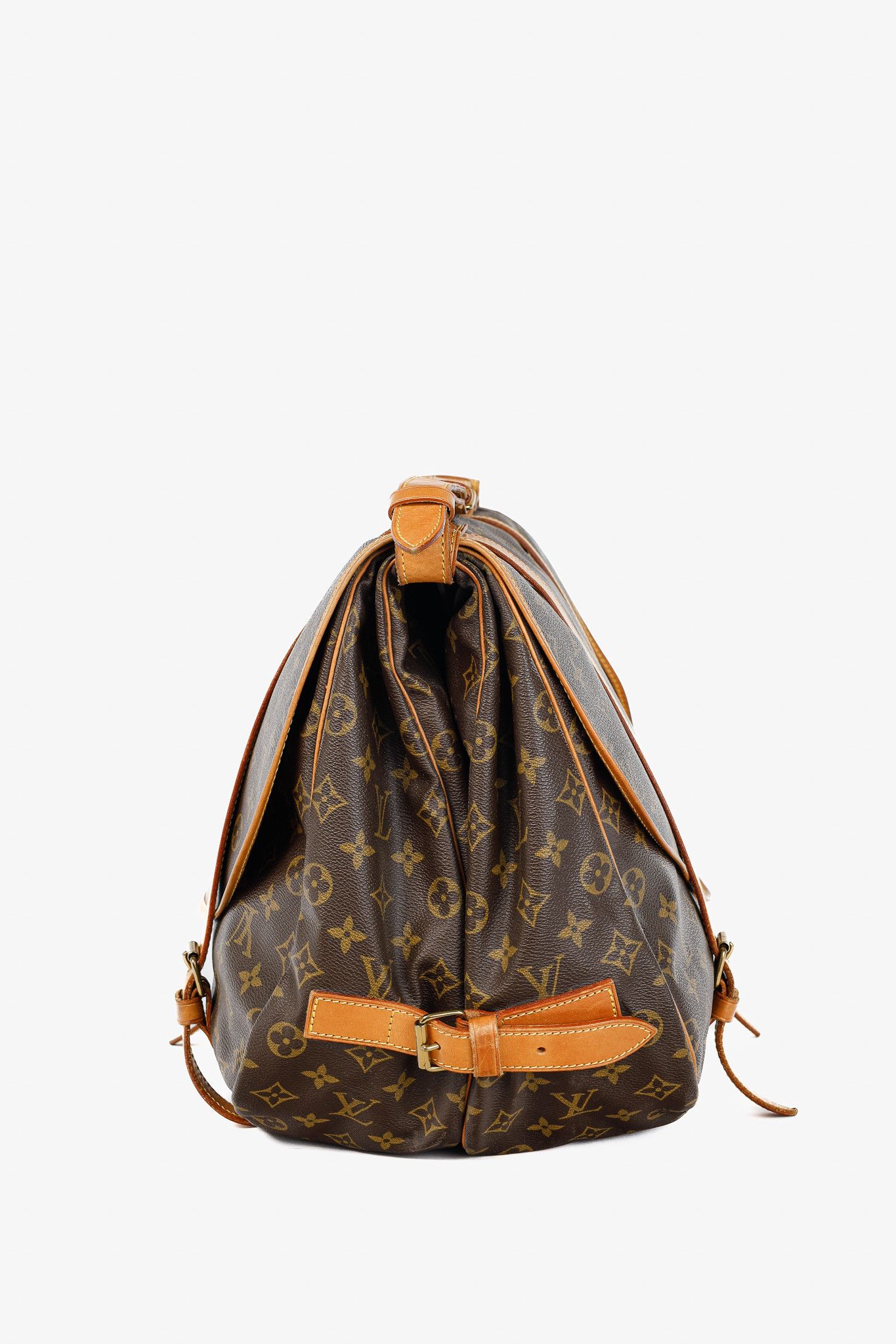 Louis Vuitton Louis Vuitton Saumur Monogram Canvas Large Satchel Size ONE SIZE - 3 Thumbnail