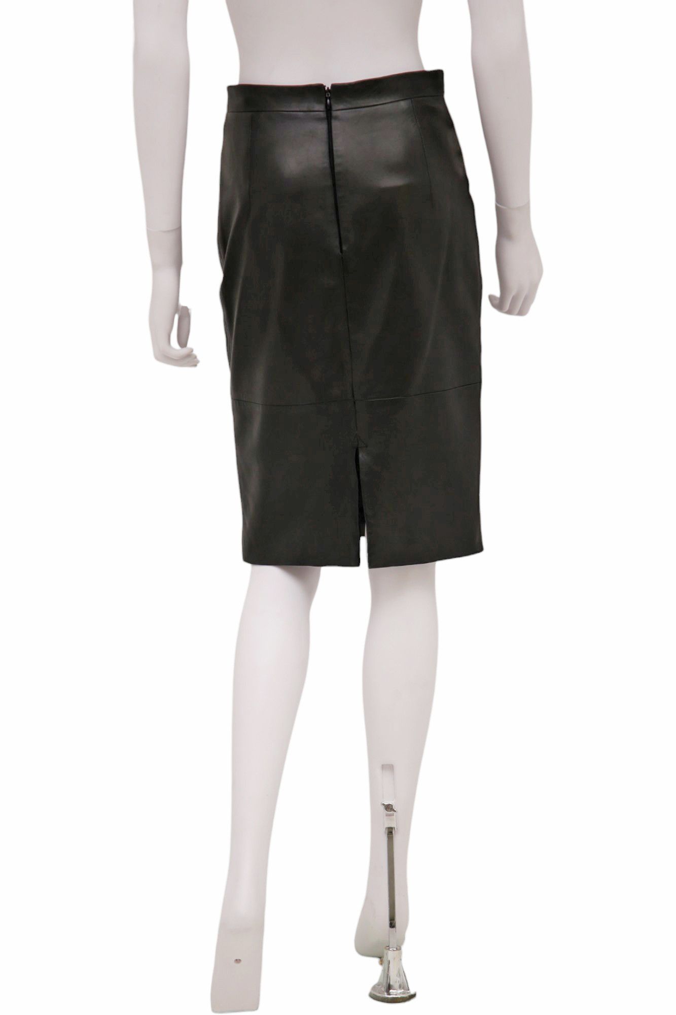Ruffo Research × Veronique Branquinho S/S 1999 Leather Midi Skirt Size 28" / US 6 / IT 42 - 3 Thumbnail