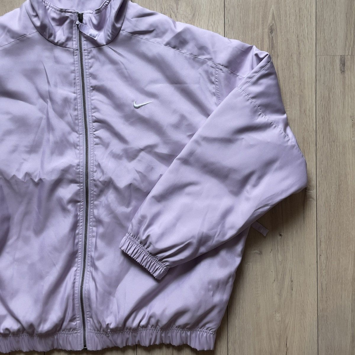 Nike Nike NRG Solo Swoosh Satin Bomber Jacket Size L / US 10 / IT 46 - 5 Thumbnail