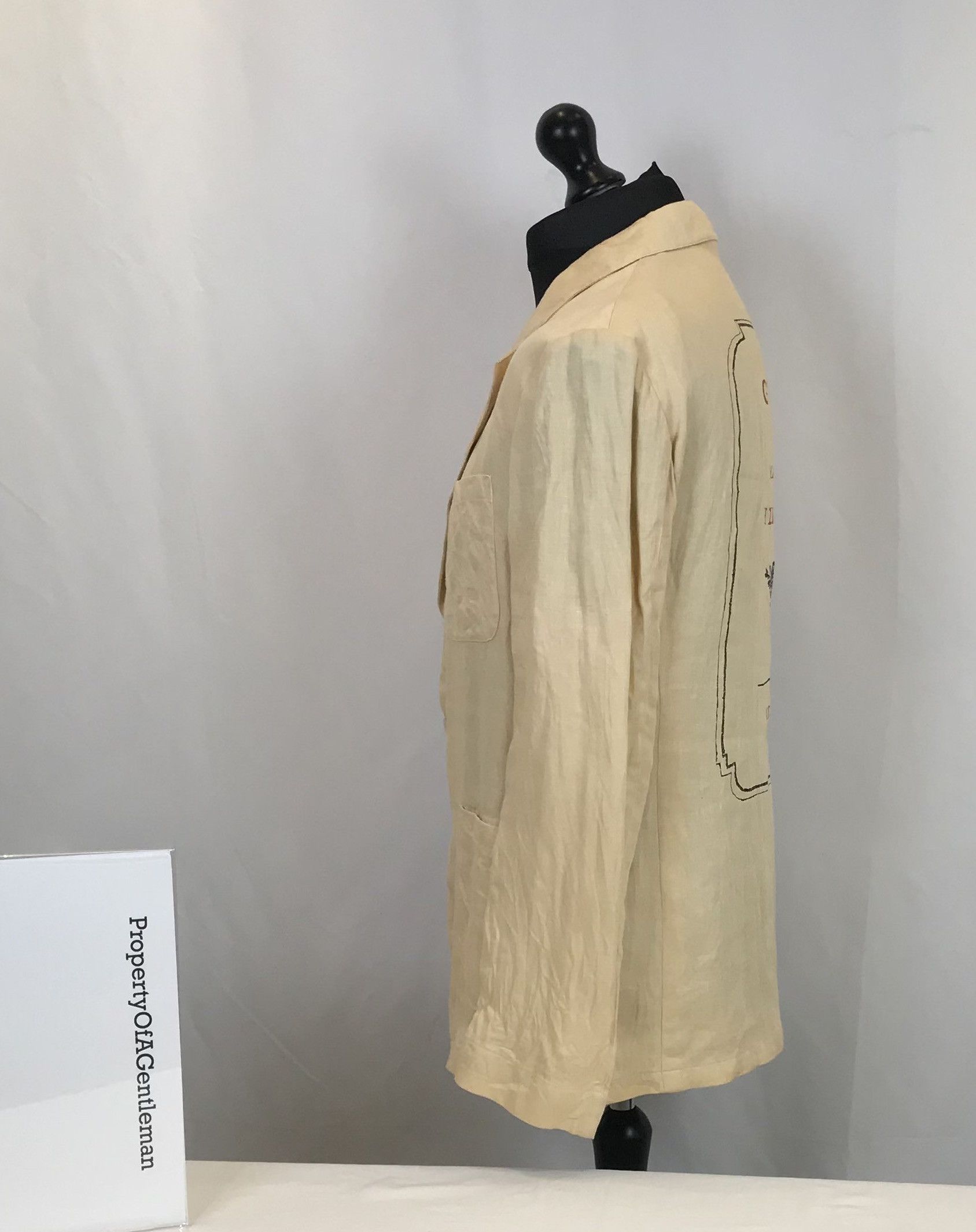Gucci Guccify Hypnotism Linen Blazer Size 50R - 4 Thumbnail