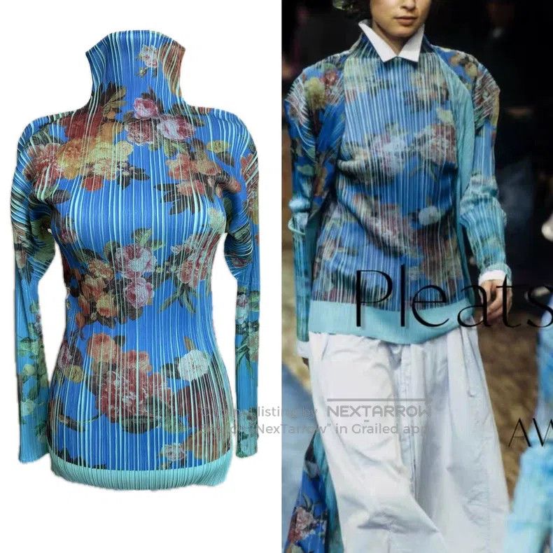 Issey Miyake Issey Miyake Printed Top Size L / US 10 / IT 46 - 8 Thumbnail