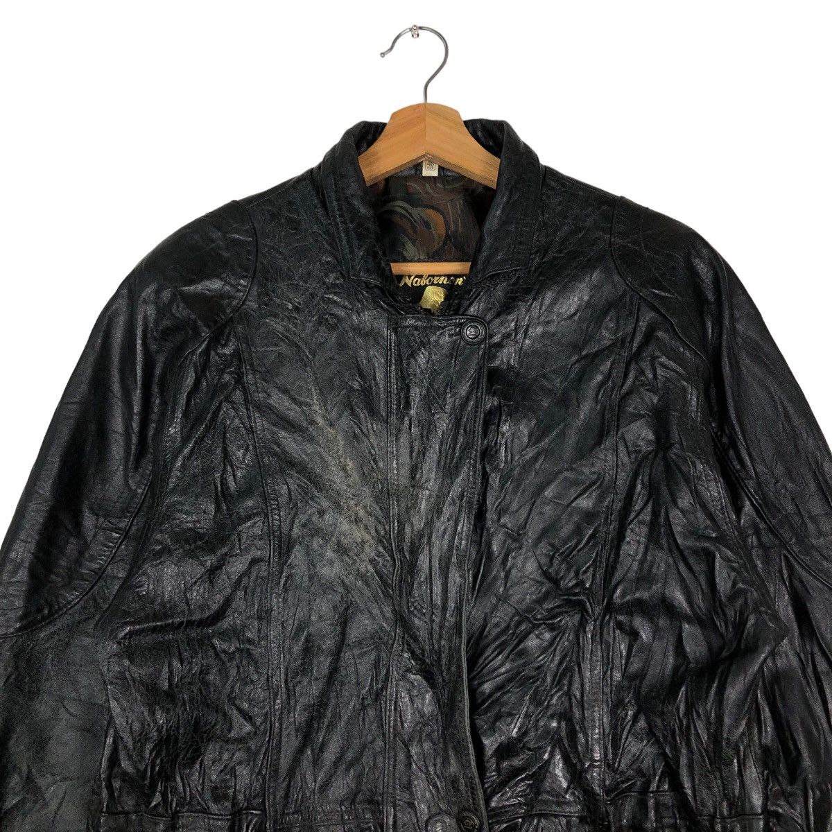 Japanese Brand 🔥Vtg Sheepskin Leather Jacket Nabornon Inspire Undercover Size US M / EU 48-50 / 2 - 3 Thumbnail