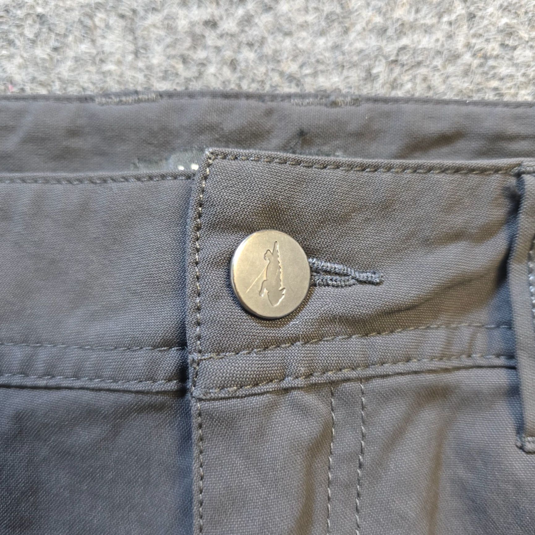 Toad&Co Toad & Co Pants Mens 33x34 Gray Skinny Nylon Performance Outdoors Chino 5-Pocket Design Size US 34 / EU 50 - 4 Thumbnail