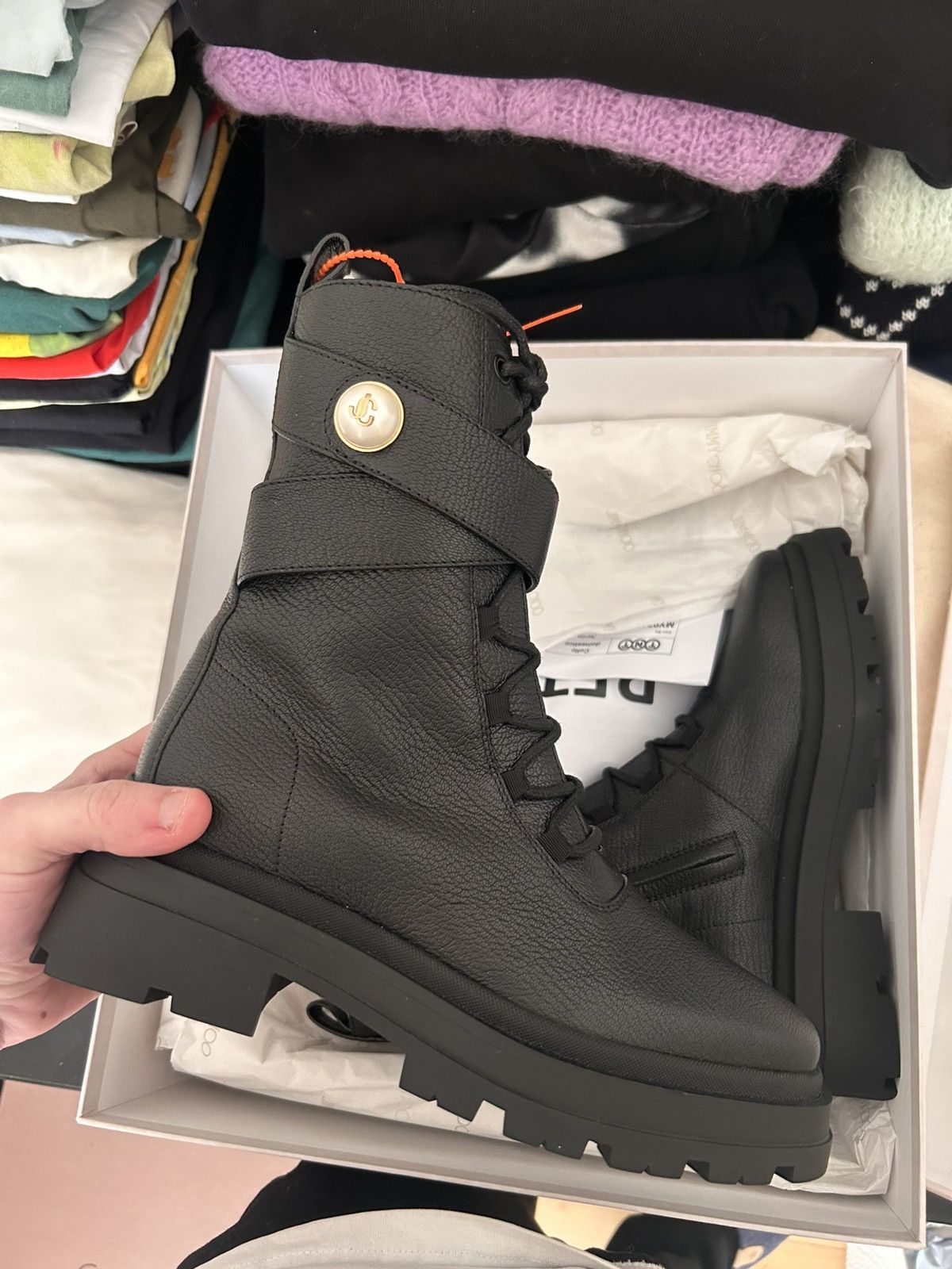 Jimmy Choo Jimmy Choo Noemi 45 Boots Size US 7 / IT 37 - 1 Thumbnail