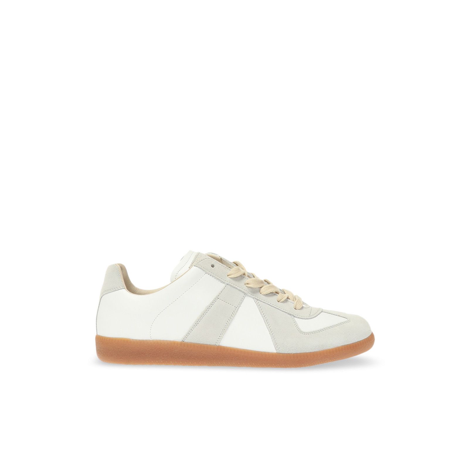 MAISON MARGIELA Replica White Leather Sneakers New & Authent