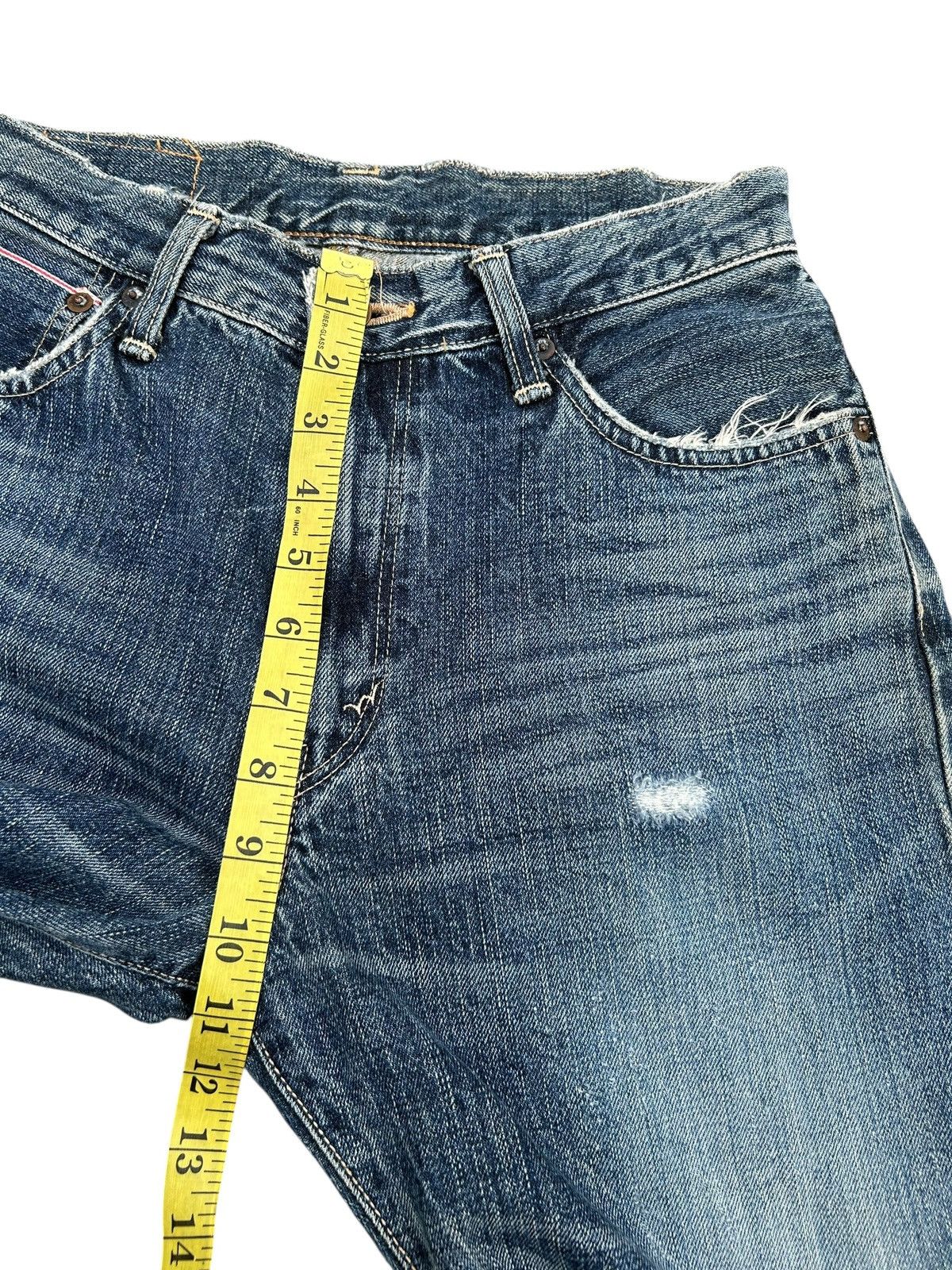Kapital Vintage Edwin 505s Selvedge Distressed Denim Jeans Size US 28 / EU 44 - 17 Thumbnail