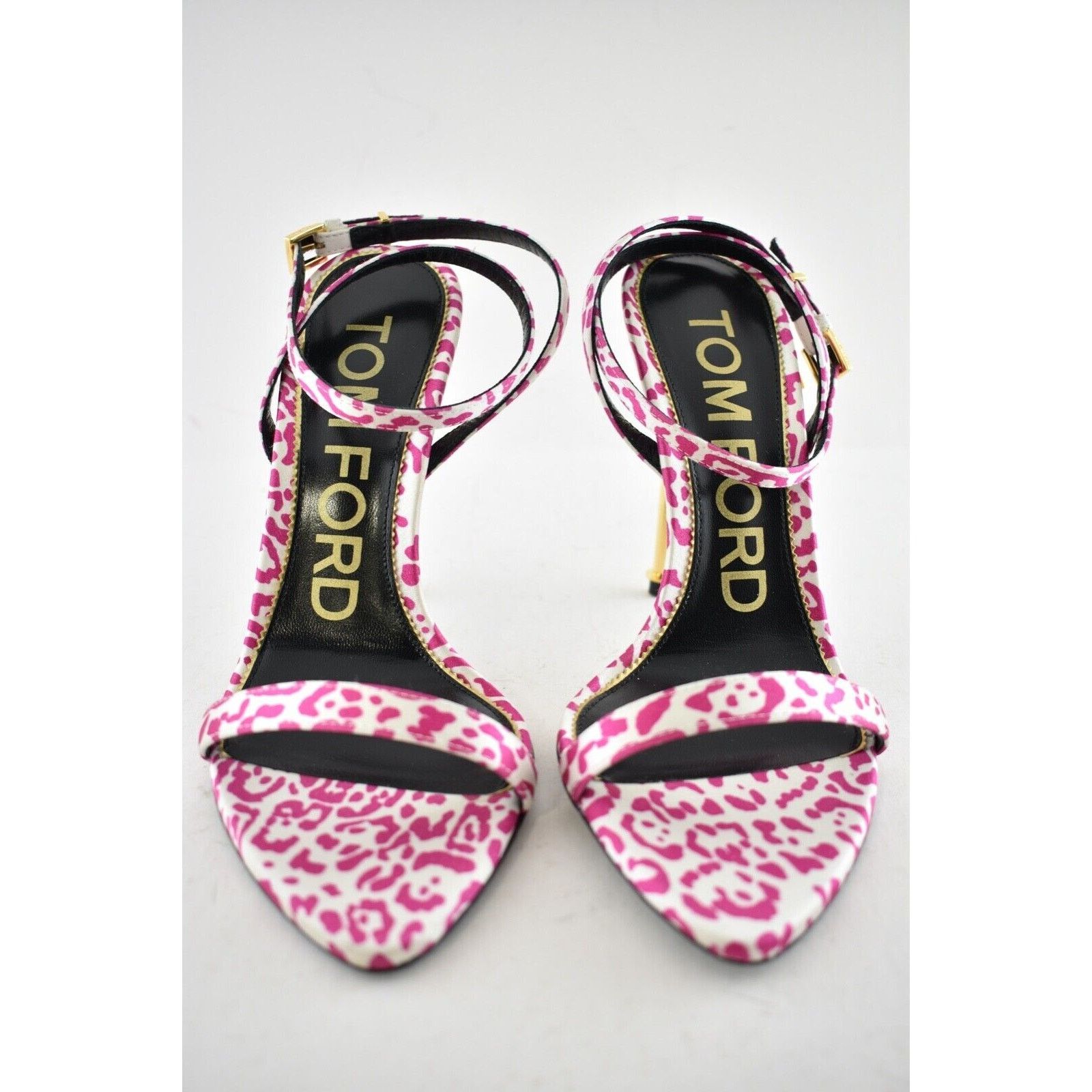 Tom Ford Padlock Animal Print Lock Ankle Strap Sandal Heel Pump 36.5 Size US 6.5 / IT 36.5 - 6 Thumbnail