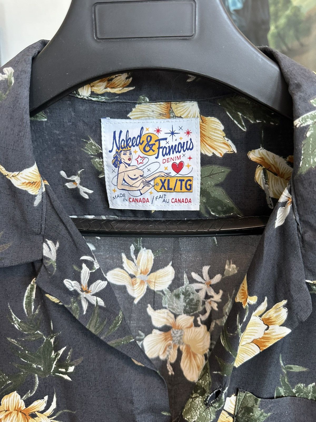 Naked & Famous Naked & Famous - Aloha Shirt Silky Flowers (XL) Size US XL / EU 56 / 4 - 3 Thumbnail