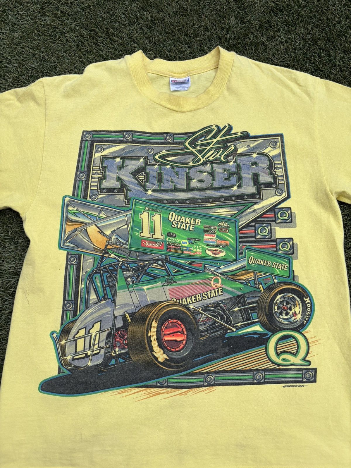 Other Vintage Steve Kinser sprint car racing t shirt Size US L / EU 52-54 / 3 - 2 Thumbnail