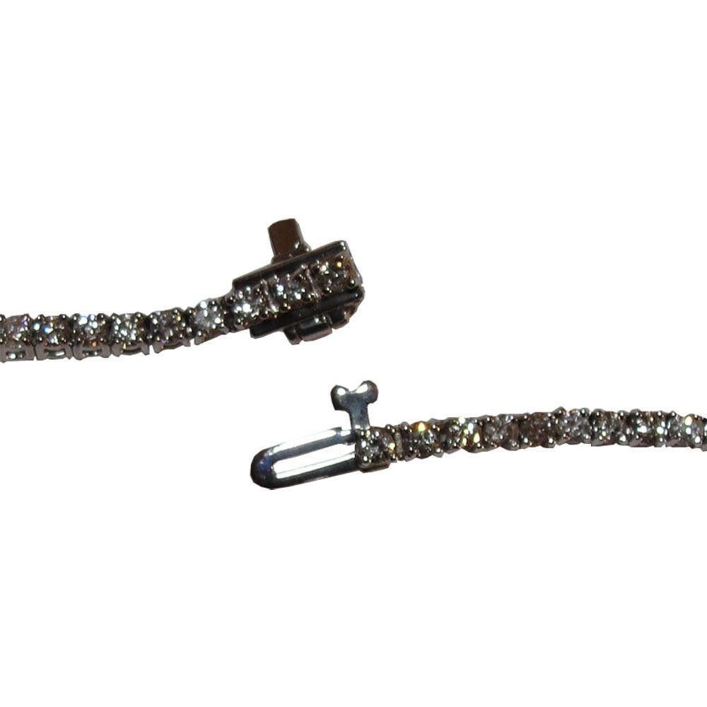 Designer 18 Kt 18 Kt Gold Eternity Diamond Necklace Size ONE SIZE - 5 Thumbnail