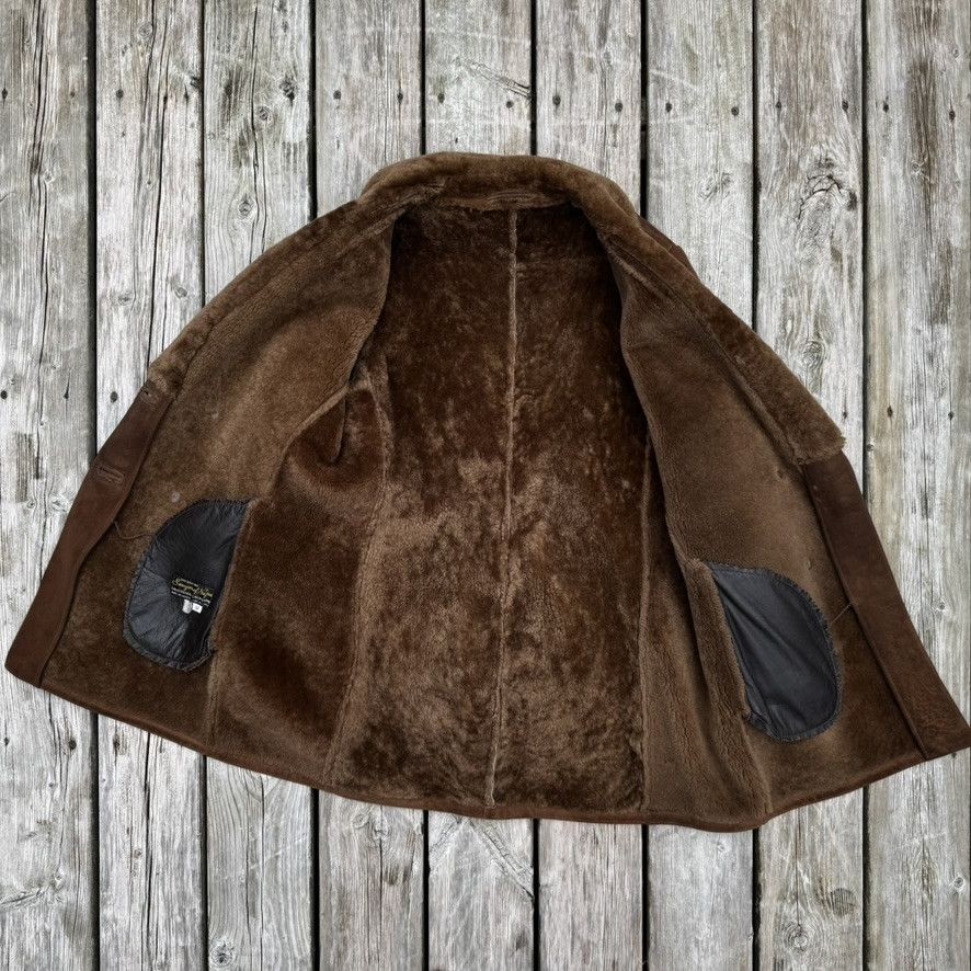 Vintage 1970s Sawyer of Napa Sheepskin Shearling Coat Size XL / US 12-14 / IT 48-50 - 12 Thumbnail