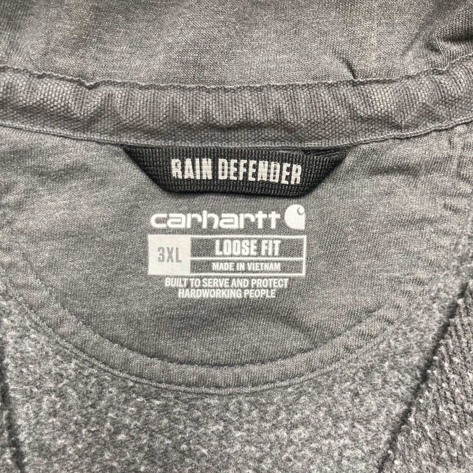 Carhartt Carhartt Hoodie Mens 3XL Gray Paxton Rain Defender Full Zip Size US XXL / EU 58 / 5 - 3 Thumbnail