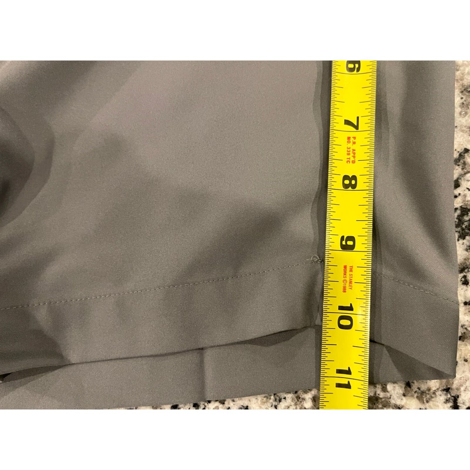 Adidas adidas Stretch Golf Shorts Gray 10" Logo Bermuda Men 36 Inseam 10" 4-Pocket Design Lightweight Elastic Waist Classic Fit NWT Size US 36 / EU 52 - 6 Thumbnail