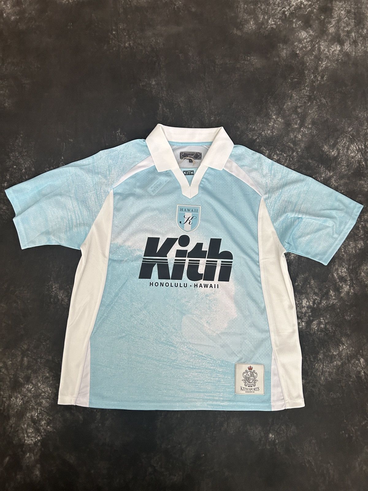 KITH HAWAII EXCLUSIVE EDISON II SOCCER TOP JERSEY SZ L