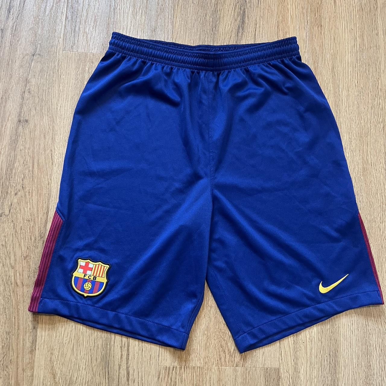 Nike Nike Barcelona blue and red football shorts Size US S / EU 44-46 / 1 - 1 Thumbnail