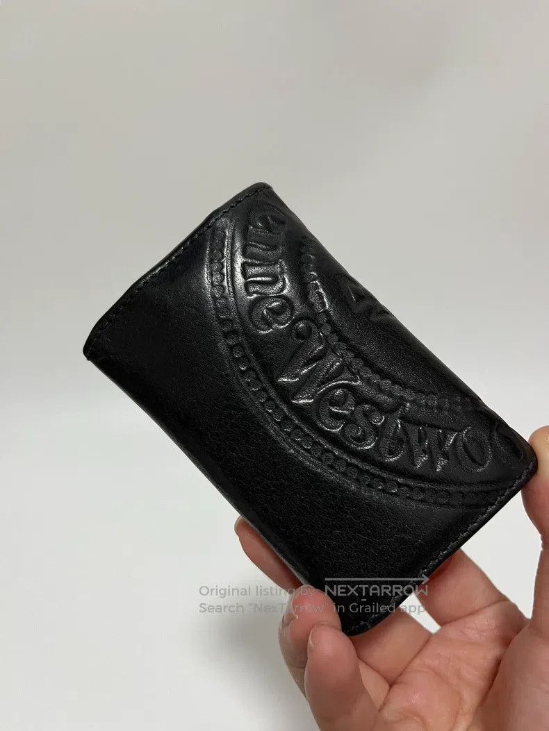 Vivienne Westwood Vivienne Westwood Saturn Logo Leather Keychain Size ONE SIZE - 2 Thumbnail