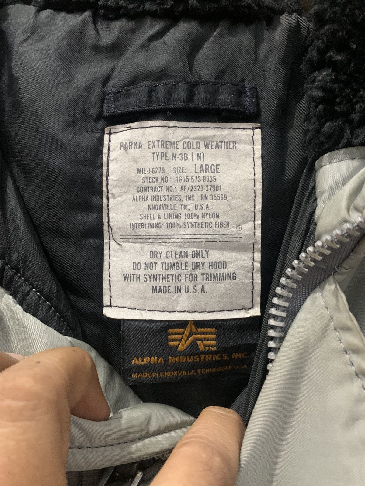 Alpha Industries Vintage ALPHA INDUSTRIES N-3B Parka Jacket Size US L / EU 52-54 / 3 - 8 Thumbnail